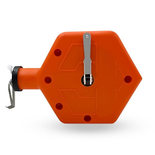 CREAWEA orange chalk line reel in ABS