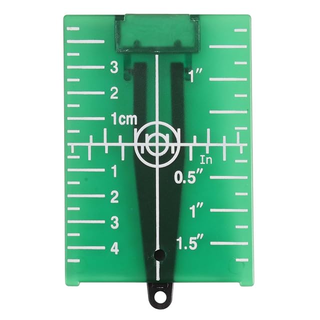 MOETER green magnetic laser target plate with fold-out stand