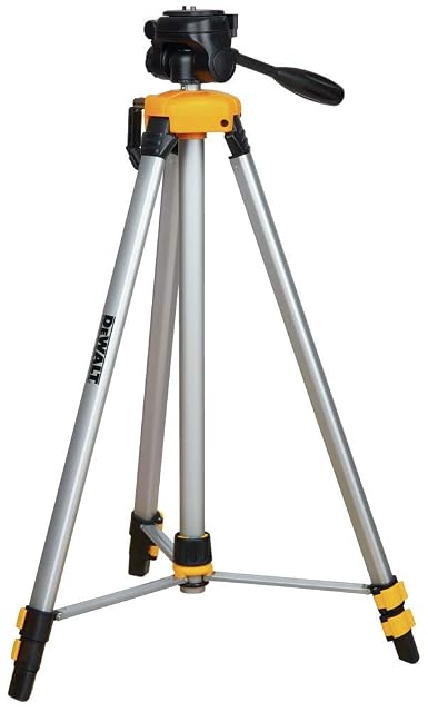 DEWALT laser tripod with tilting head and collapsible legs