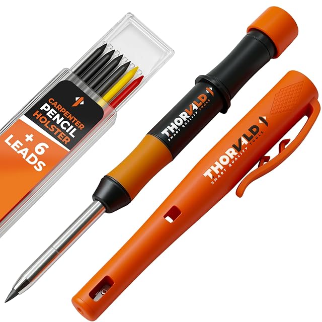 THORVALD orange mechanical deep-hole marker in its holster