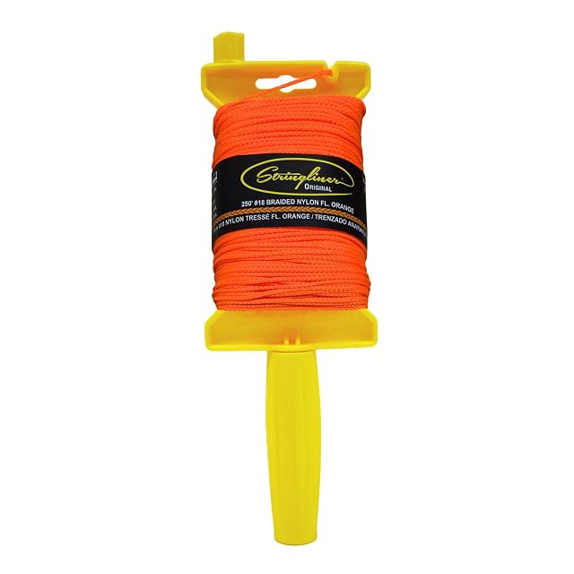Stringliner original mason line reel in braided orange