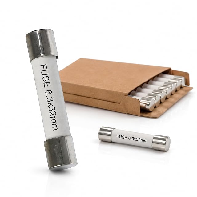 PeakTech P 7610 high-voltage instrument fuse alongside a multimeter