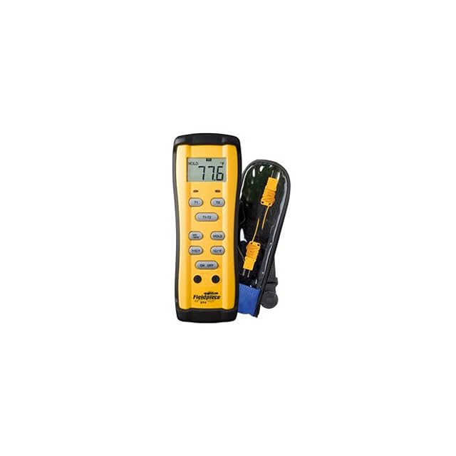 Fieldpiece ST4 dual temperature meter with rubber boot and two thermocouples