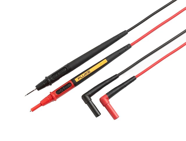 Fluke TL175 TwistGuard test leads with extendable tip shrouds